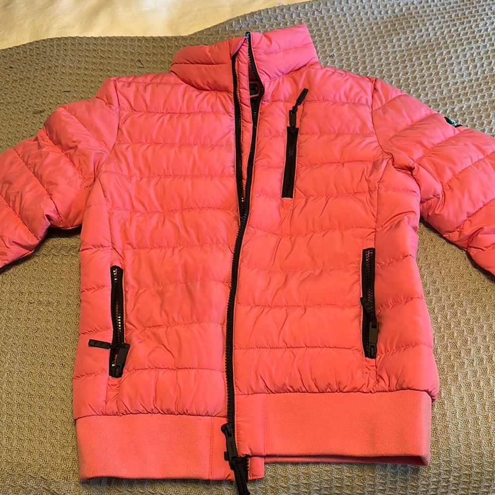 Nice Puffy Winter Pink Jacket